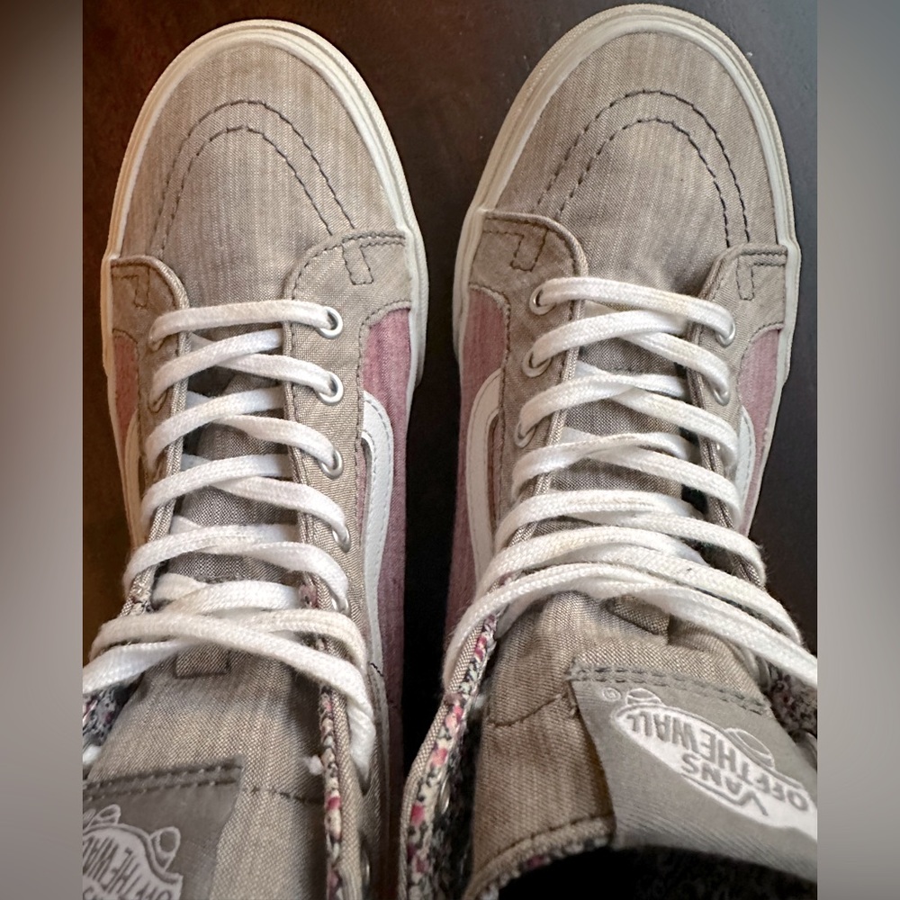 Old School Vans Women’s High-top Zip-up Sneaker Size 9 - Picture 12 of 13